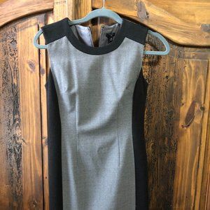 Elegant Ann Taylor color block work dress